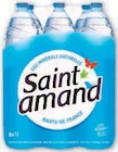 Eau minérale naturelle - SAINT AMAND en promo chez Super U Le Havre à 1,47 €