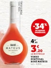 VINHO PORTUGAL ROSÉ MATEUS dans le catalogue Super U