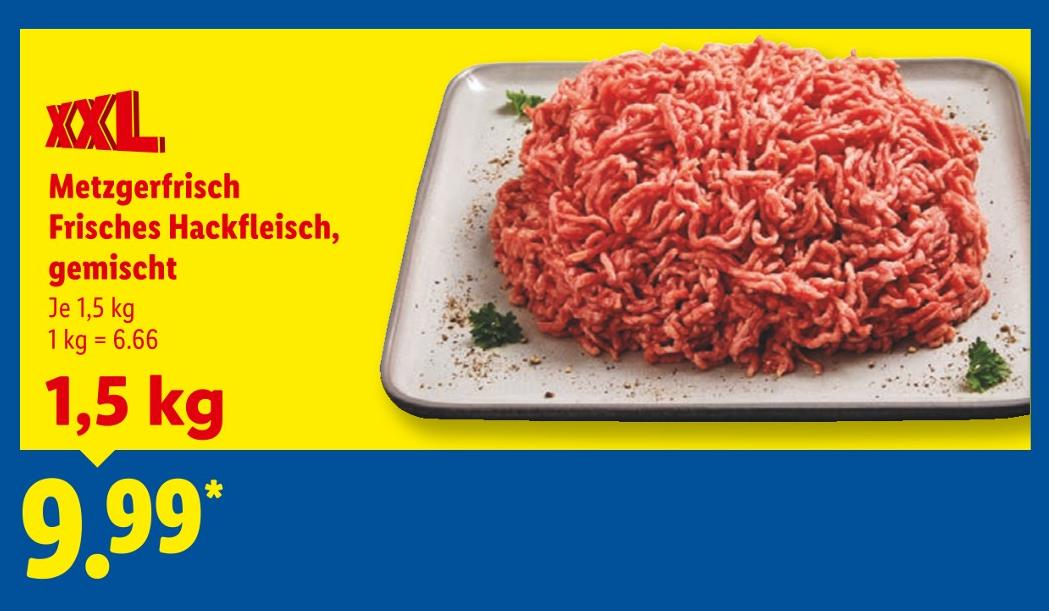 Metzgerfrisch Frisches Hackfleisch, gemischt