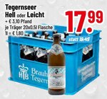Tegernseer Hell bei Trinkgut im Thannhausen Prospekt für 17,99 €