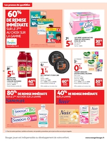 Promotion Pampers dans le prospectus Auchan Hypermarché, valable du 15/09/2026 au 27/09/2026 Promo Pampers dans le catalogue Auchan Hypermarché du moment à la page 38