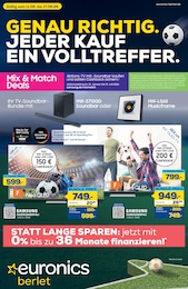 EURONICS Prospekt für Gevelsberg mit 8 Seiten EURONICS Prospekt für Gevelsberg: "GENAU RICHTIG. JEDER KAUF EIN VOLLTREFFER.", 8 Seiten, 11.06.2026 - 17.06.2026