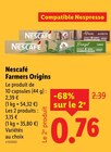 Farmers Origins Africas Ristretto - Nescafé - Lidl à Vandœuvre-lès-Nancy Farmers Origins Africas Ristretto - Nescafé en promo chez Lidl Vandœuvre-lès-Nancy à 0,76 €