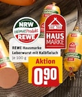 Aktuelles Leberwurst mit Kalbfleisch Angebot bei REWE in Hamm ab 0,90 €