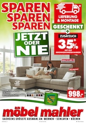Aktueller Möbel Mahler Siebenlehn Möbel & Einrichtung Prospekt in Schönwölkau und Umgebung, "SPAREN SPAREN SPAREN" mit 16 Seiten, 14.05.2025 - 27.05.2025