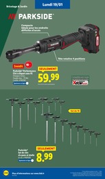 Offre Perceuse-Visseuse dans le catalogue Lidl du moment à la page 60