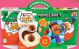 Oeuf surprise joy minecraft - KINDER en promo chez Intermarché Hyper Perpignan à 1,74 €
