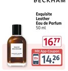 Exquisite Leather Eau de Parfum im Rossmann Prospekt Exquisite Leather Eau de Parfum von David Beckham im aktuellen Rossmann Prospekt für 14,26 €