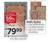 Cazaris Orientteppich „Kelim“ für 79,99 € bei XXXLutz Möbelhäuser im Angebot Cazaris Orientteppich „Kelim“ im aktuellen XXXLutz Möbelhäuser Prospekt