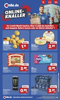 Monster Energy im aktuellen combi Prospekt (Bremen) Monster Energy im combi Prospekt "Markt - Angebote" mit 33 Seiten (Bremen)