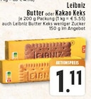 Butter oder Kakao Keks Angebote von Leibniz bei E center Niederkassel für 1,11 €