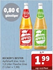 Apfelsaft klar Angebote von BECKER’S BESTER bei Getränke Quelle WVG Lutherstadt Wittenberg für 1,99 €