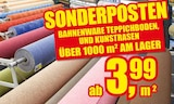 Bahnenware Teppichboden und Kunstrasen Angebote bei wohnstore Westermann Beckum für 3,99 €