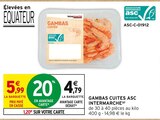 Gambas Cuites ASC - Intermarché en promo chez Intermarché Gambas Cuites ASC - Intermarché dans le catalogue Intermarché