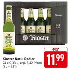 Natur Radler im Angebot bei E center in Freiburg Natur Radler Angebote von Kloster bei E center Freiburg für 11,99 €