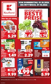 Kaufland Supermarkt Prospekt der aktuellen Woche mit 66 Seiten, gültig von 01.10.2026 bis 07.10.2026, in Bad Saarow und Umgebung Aktueller Kaufland Supermarkt Prospekt in Bad Saarow und Umgebung, "Hier bin ich richtig" mit 66 Seiten, 01.10.2026 - 07.10.2026