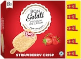 8 bâtonnets glacés fraise-chocolat blanc - Bon Gelati en promo chez Lidl Lille à 4,69 €