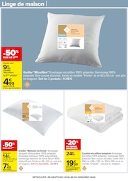 Offre Oreiller dans le catalogue Carrefour du moment à la page 82