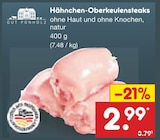 Hähnchen-Oberkeulensteaks im Angebot bei Netto Marken-Discount in Bremerhaven Hähnchen-Oberkeulensteaks Angebote von Gut Ponholz bei Netto Marken-Discount Bremerhaven für 2,99 €