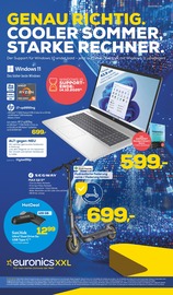 Computer im EURONICS Prospekt in Euskirchen Aktueller EURONICS Prospekt mit Computer, "GENAU RICHTIG. COOLER SOMMER. STARKER RECHNER.", Seite 1