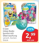 Inkee Badebombe mit Überraschung SpongeBob von Craze im aktuellen budni Prospekt