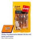 Hundesnacks Kebab Sticks im Action Prospekt Hundesnacks Kebab Sticks von Pinky im aktuellen Action Prospekt für 1,49 €