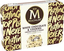 Bâtonnets glacés White Chocolate & Cookies - Géant Casino à Toulouse Bâtonnets glacés White Chocolate & Cookies en promo chez Géant Casino Toulouse à 1,79 €