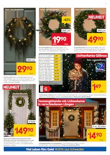 Led lichterkette im aktuellen Rusta Prospekt (Essen) Led lichterkette im Rusta Prospekt "Willkommen zu Hause in Schweden!" mit 18 Seiten (Essen)