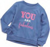 Carrefour Suresnes - Sweat-shirt fantaisie fille Promo Sweat-shirt fantaisie fille dans le catalogue Carrefour "Le meilleur de la rentrée à prix imbattable" à Suresnes