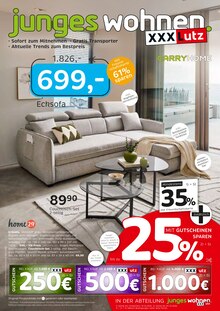 Ecksofa im XXXLutz Prospekt "junges wohnen." mit 20 Seiten (Bochum)