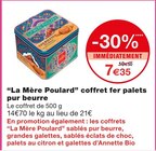 Coffret fer palets pur beurre - La Mère Poulard dans le catalogue Monoprix