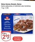 Herzen im Angebot bei GLOBUS in Maintal Herzen Angebote von Weiss bei GLOBUS Maintal für 2,99 €
