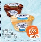 Grieß- oder Sahnepudding von Landliebe im aktuellen tegut Prospekt für 0,55 €
