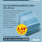 Gästehandtücher von Bench im aktuellen Penny Prospekt für 1,49 €
