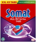 All in 1 Extra Tabs oder Excellence 3 in 1 Caps im Angebot bei Penny in Ingolstadt All in 1 Extra Tabs oder Excellence 3 in 1 Caps Angebote von Somat bei Penny Ingolstadt für 7,99 €