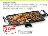 Grillplatte ABP602 im GLOBUS Prospekt Grillplatte ABP602 von Bestron im aktuellen GLOBUS Prospekt für 29,99 €