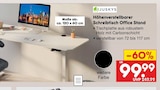 Höhenverstellbarer Schreibtisch Office Stand im Angebot bei Netto Marken-Discount in Halle Höhenverstellbarer Schreibtisch Office Stand Angebote von Juskys bei Netto Marken-Discount Halle für 99,99 €