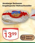 Erzgebirgischer Weihnachtsstollen im Angebot bei GLOBUS in Erfurt Erzgebirgischer Weihnachtsstollen Angebote von Annaberger Backwaren bei GLOBUS Erfurt für 13,99 €
