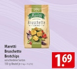 Bruschette Brotchips im Angebot bei famila Nordost in Celle Bruschette Brotchips Angebote von Maretti bei famila Nordost Celle für 1,69 €