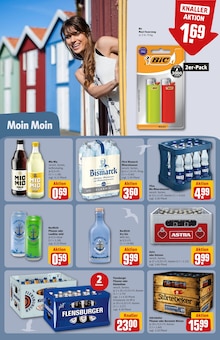 Mineralwasser im REWE Prospekt "Dein Markt" mit 38 Seiten (Hamburg)