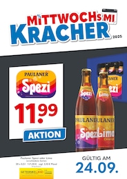 Getränkeland Prospekt: "Mittwochskracher", 1 Seite, 24.09.2025 - 24.09.2025