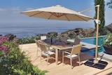 Parasol excentré Portofino - HYBA en promo chez Carrefour La Rochelle à 169,99 €