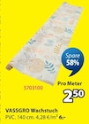 Wachstuch VASSGRO im JYSK Prospekt zum Preis von 2,50 €