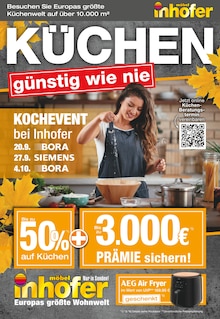 Möbel Inhofer Prospekt KÜCHEN günstig wie nie! mit 20 Seiten