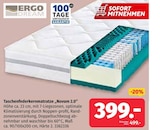 Aktuelle Matratze Angebote bei Segmüller in Augsburg Aktuelles Taschenfederkernmatratze Novum 2.0 Angebot bei Segmüller in Augsburg ab 399,00 €