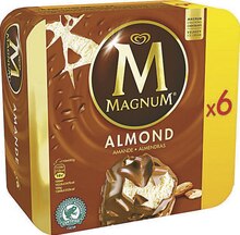 Bâtonnets glacés amande - Géant Casino à Caen Bâtonnets glacés amande en promo chez Géant Casino Caen à 2,28 €