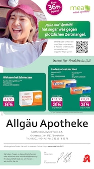 Aktueller mea - meine apotheke Prospekt "Unsere Juli-Angebote" für Sonthofen Aktueller mea - meine apotheke Prospekt für Sonthofen mit Seiten