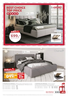 Bett im XXXLutz Möbelhäuser Prospekt "Online Spezial" mit 8 Seiten (Neuss)
