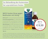 WICK Husten-Sirup gegen Reizhusten mit Honig Angebote bei LINDA Premiumapotheke Witten für 9,50 €