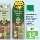 Frische fettarme Milch Angebote von Bioland bei Marktkauf Nürtingen für 1,39 €